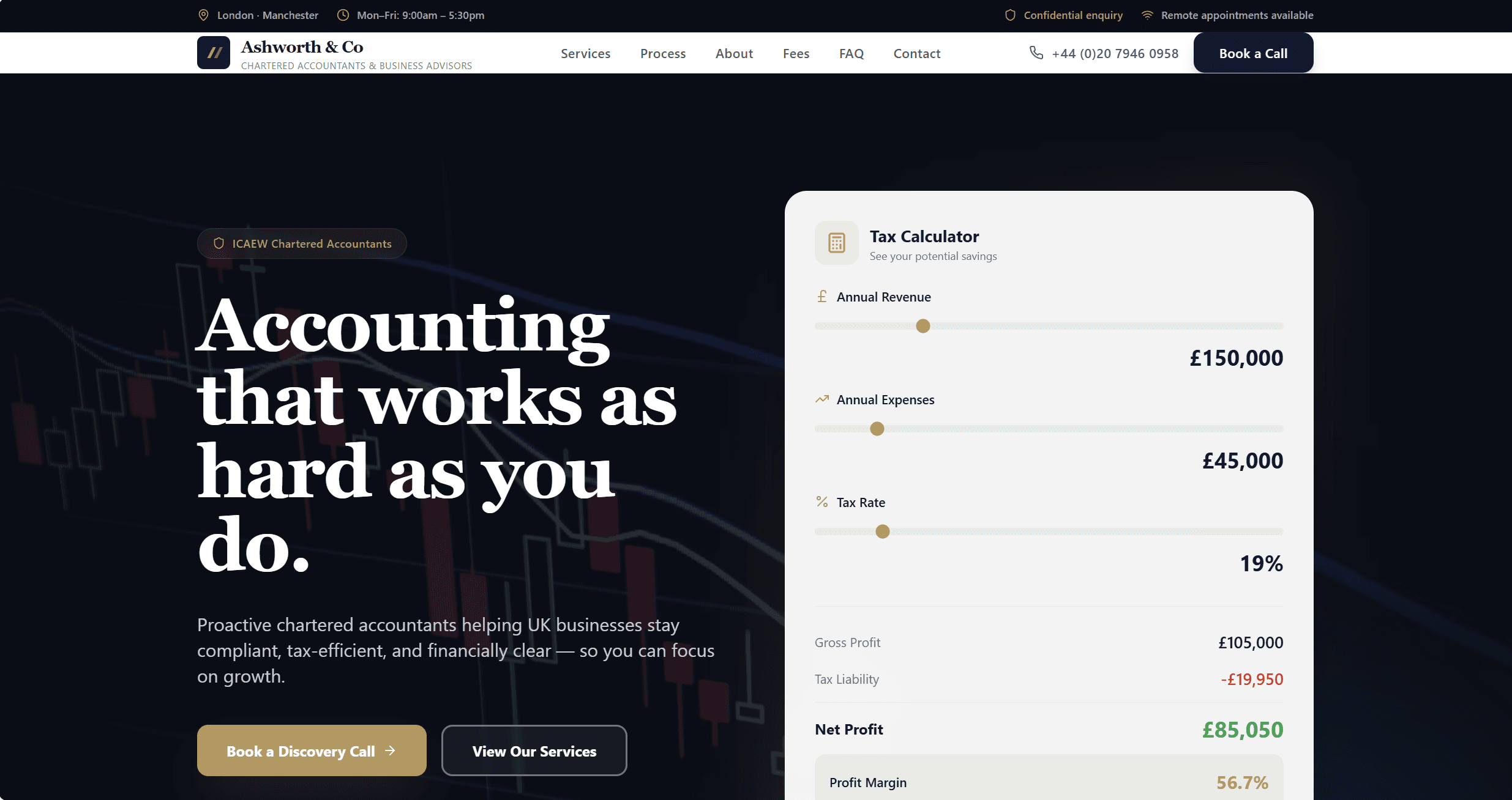 Accountancy Firm Website