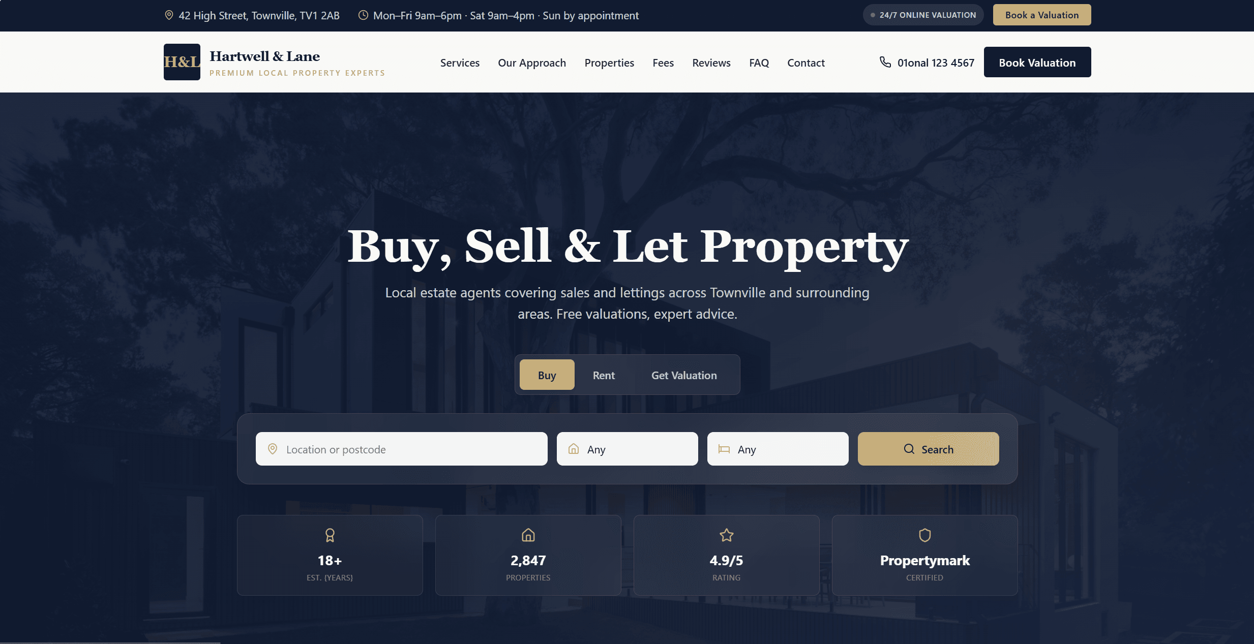 Estate Agency Website