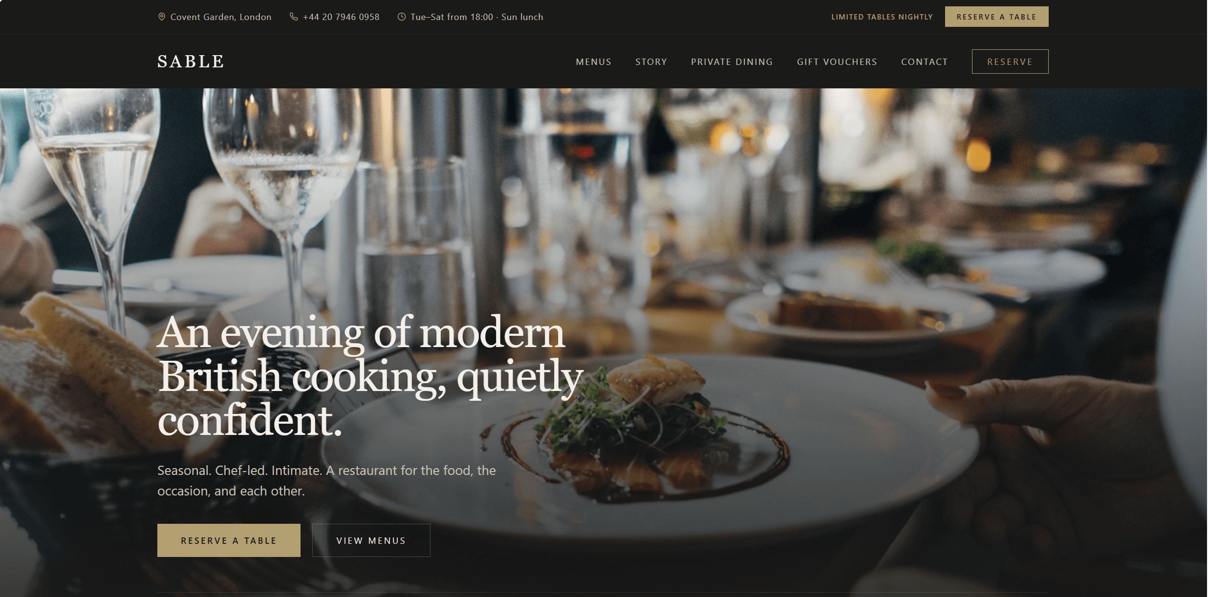 Restaurant Website