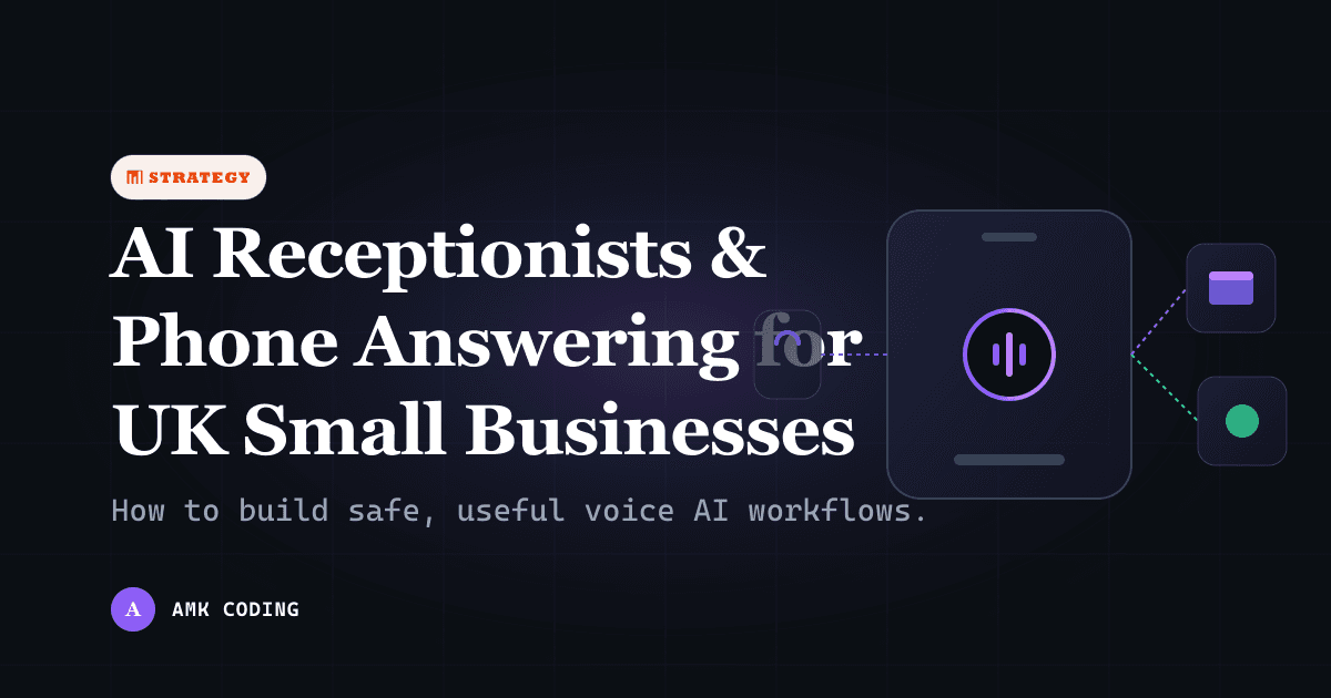 AI Receptionist & Phone Answering for UK Small Businesses (2026 Guide)
