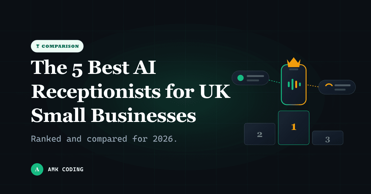 The 5 Best AI Receptionists for UK Small Businesses (2026 Comparison)