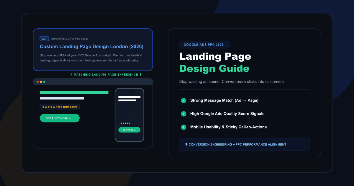 Landing Page Design for Google Ads: UK Small Business Guide (2026)