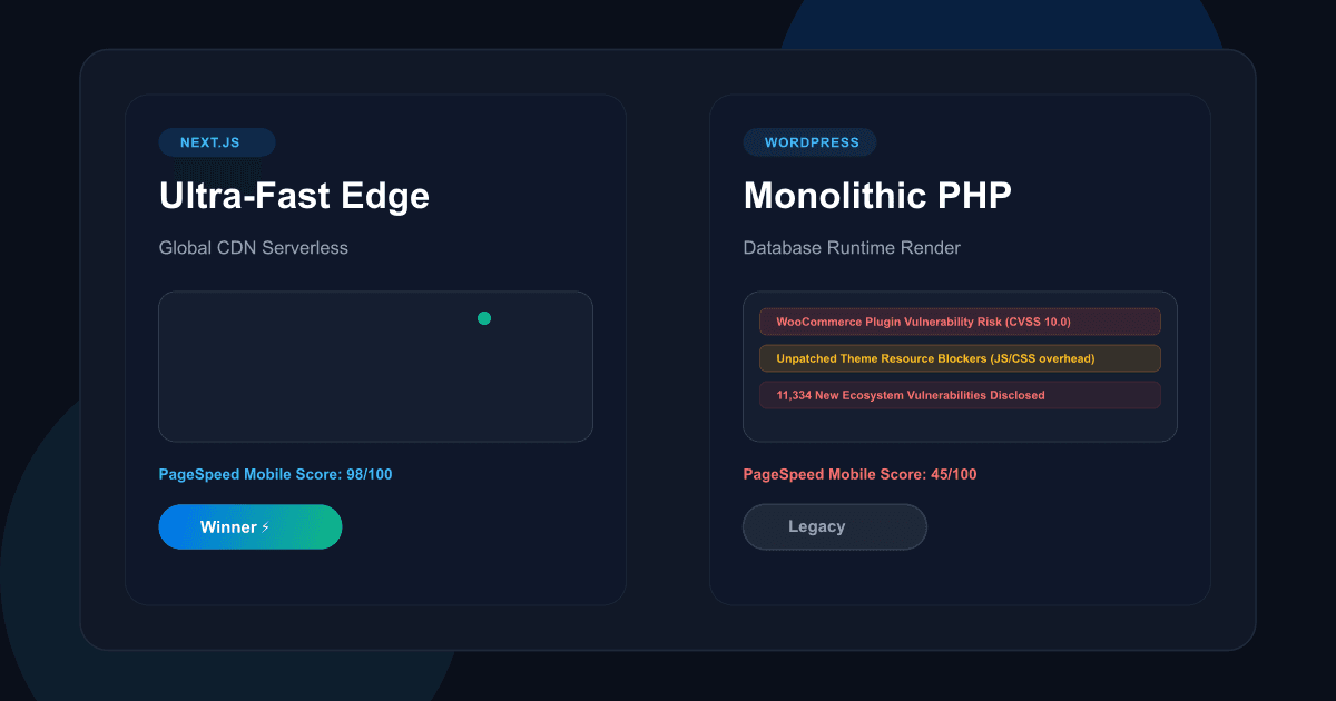 Next.js vs WordPress: Which is Better for a Fast-Growing UK E-Commerce Brand in 2026?