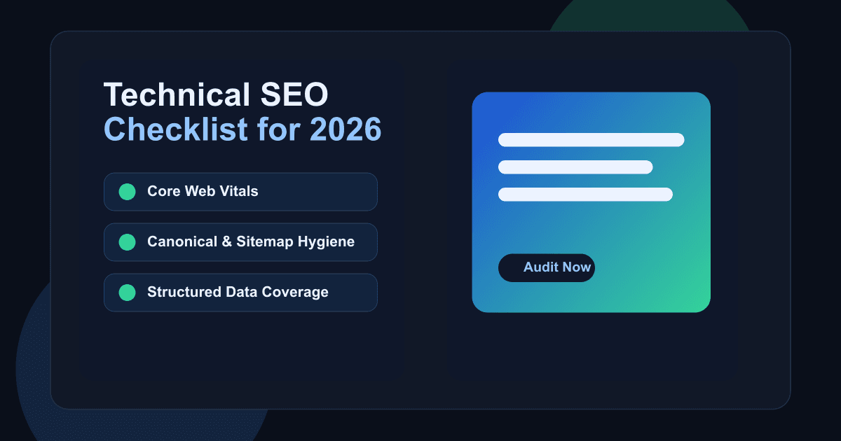 Technical SEO Checklist for Small Business Websites in 2026