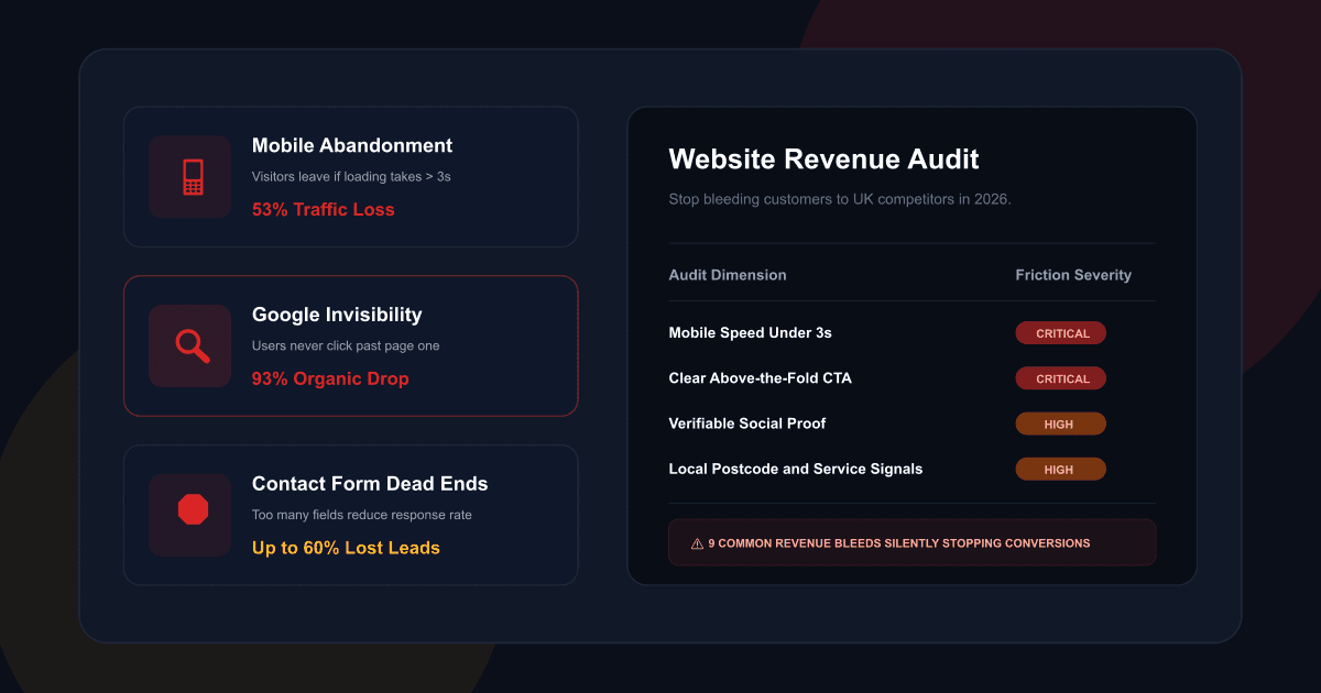 9 Website Mistakes Costing UK Small Businesses Customers Right Now (2026)